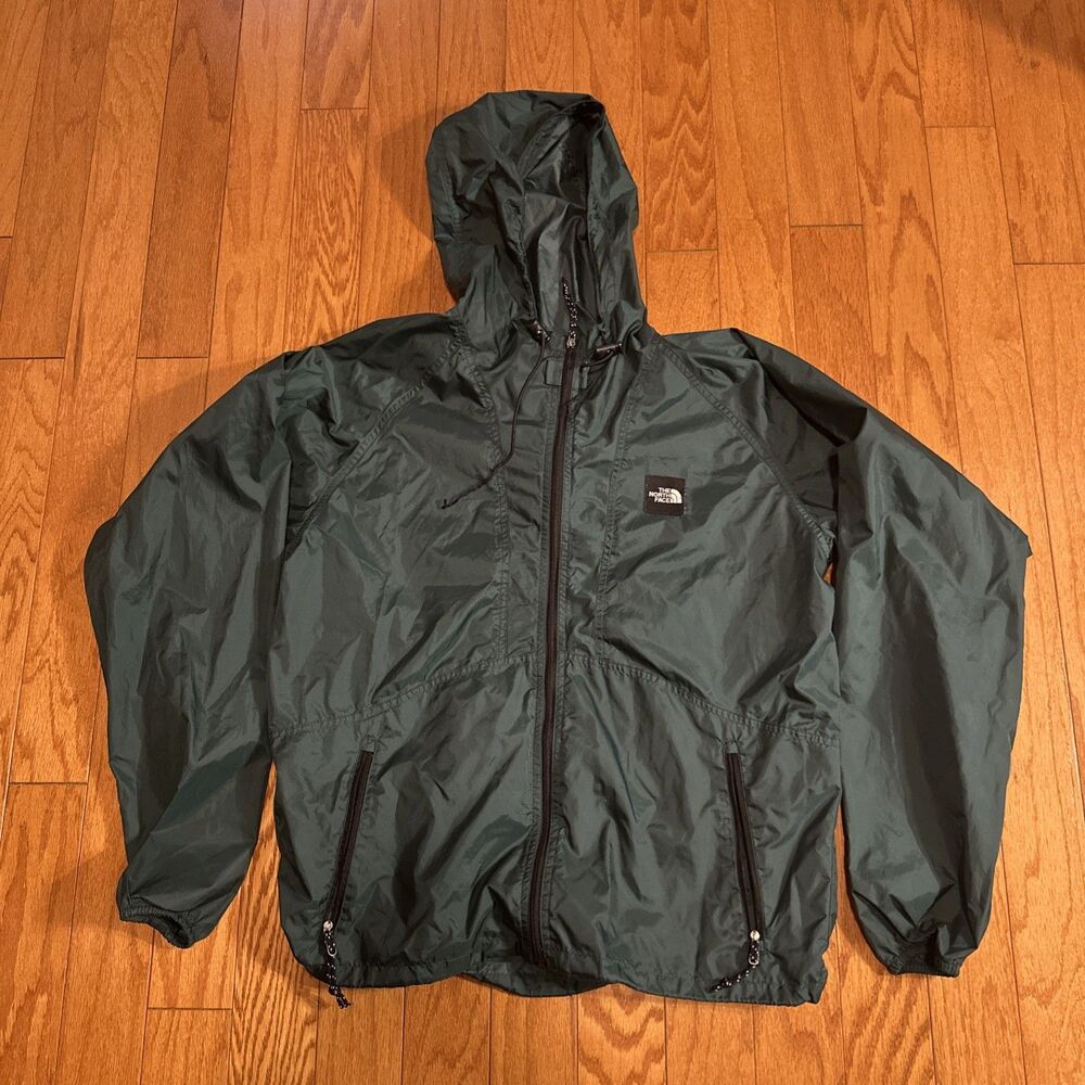 Vintage The North Face Full-Zip Anorak Windbreaker – Men’s Large – Forest Green